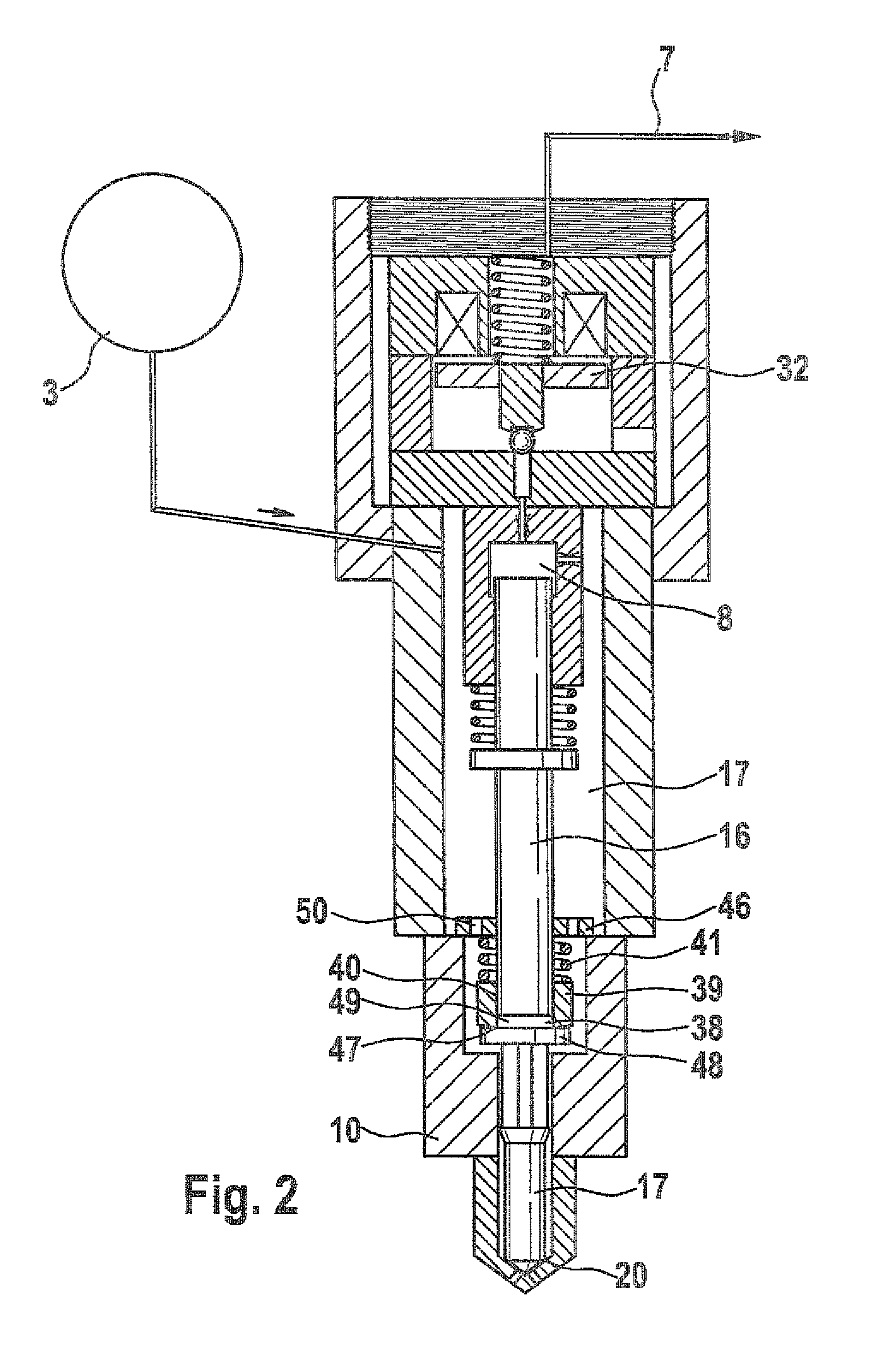 Injector for injecting fuel into combustion chambers of internal combustion engines