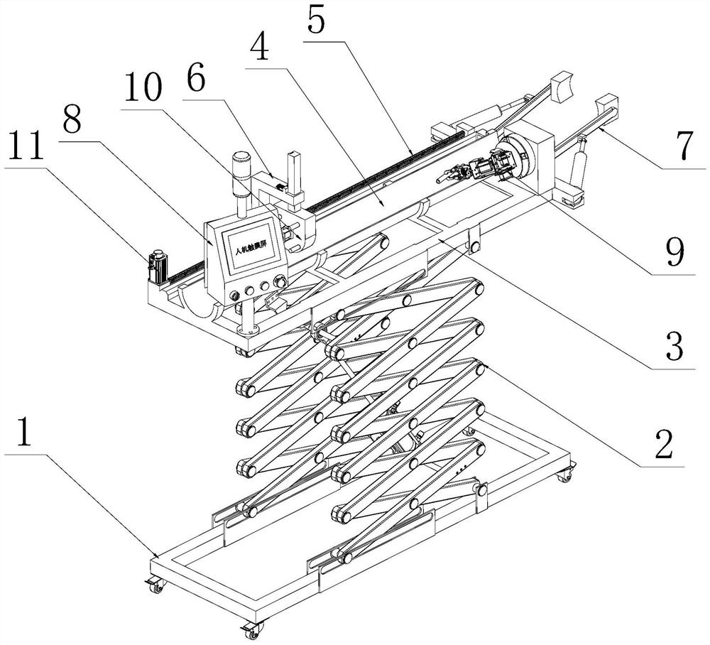 Full-automatic loading and unloading system for reverse osmosis membrane