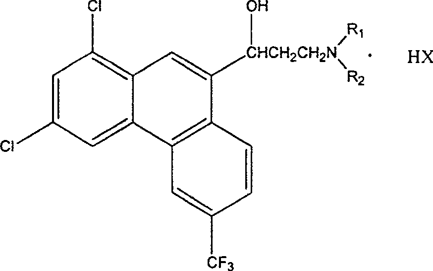 Method for synthesizing 1,3-dichloro-6-trifluoromethyl-phenanthrene-9-formaldehyde