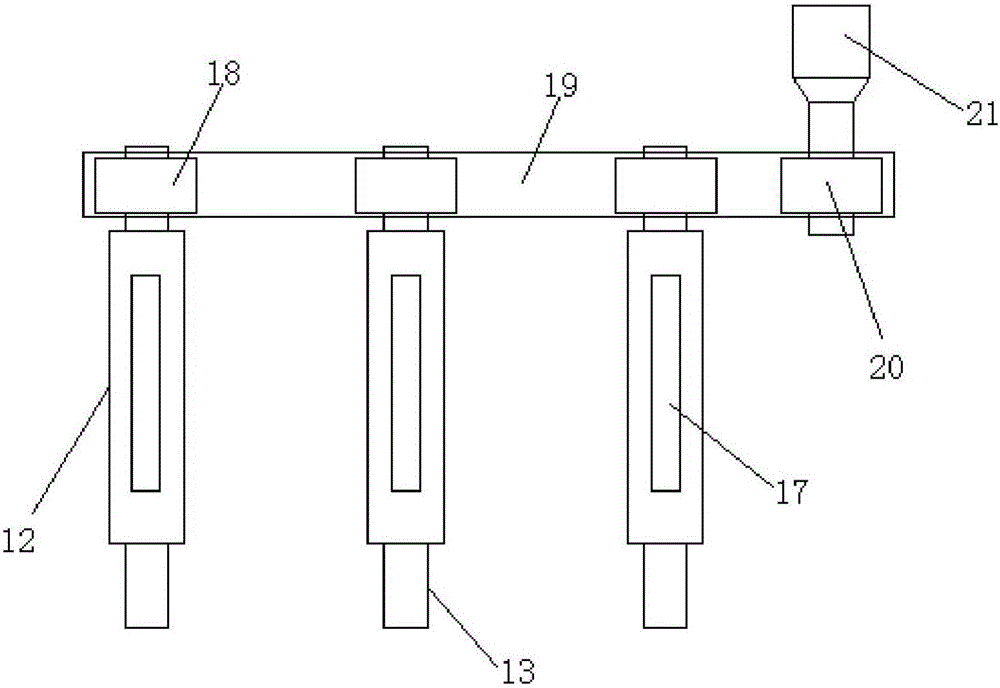 Raw material conveying and sampling device for single crystal furnace