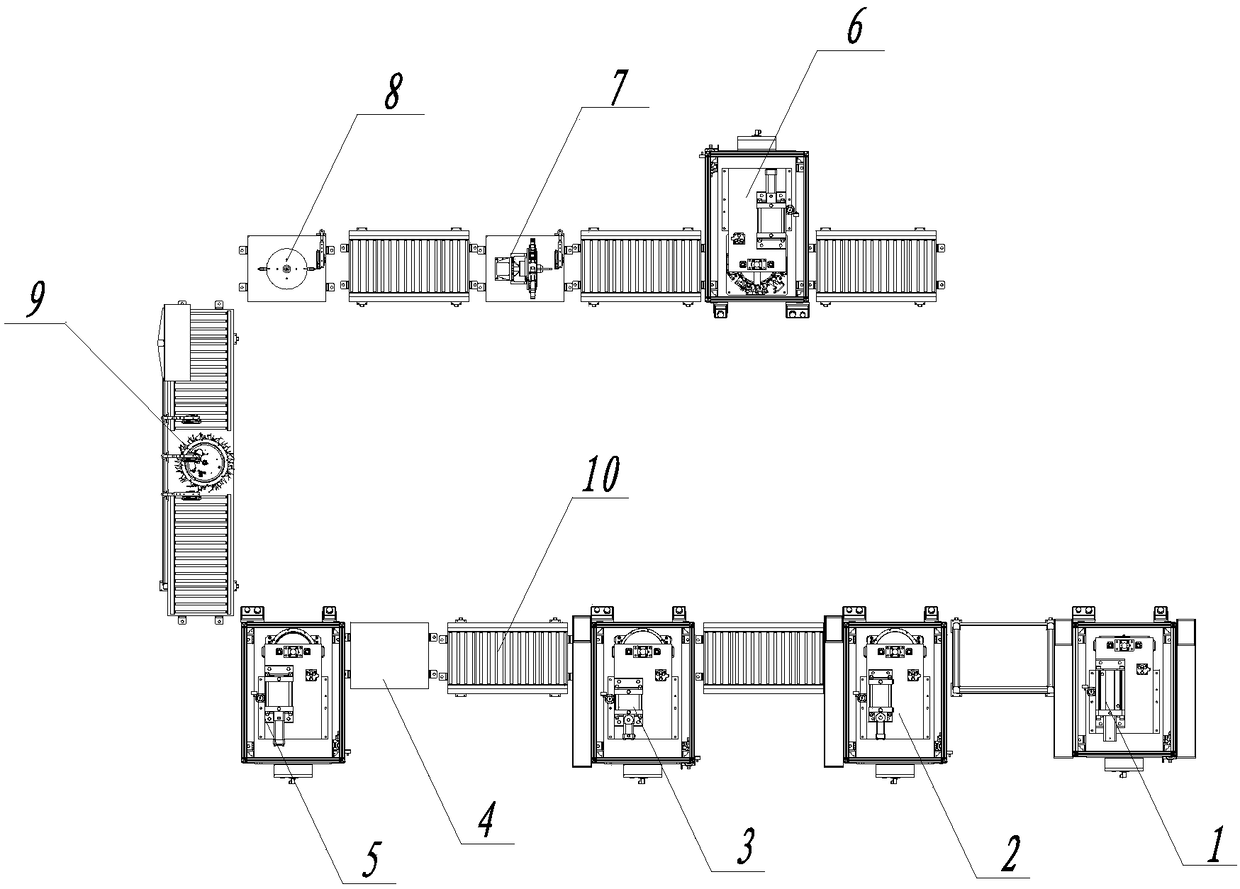 An assembly system and assembly method of a duckbill hole seeder