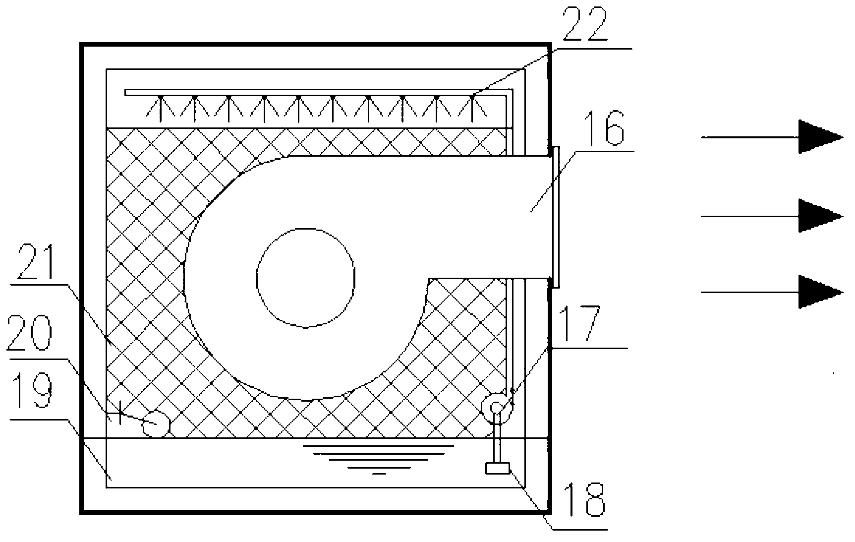 Heating and ventilating air conditioner system for rural residence