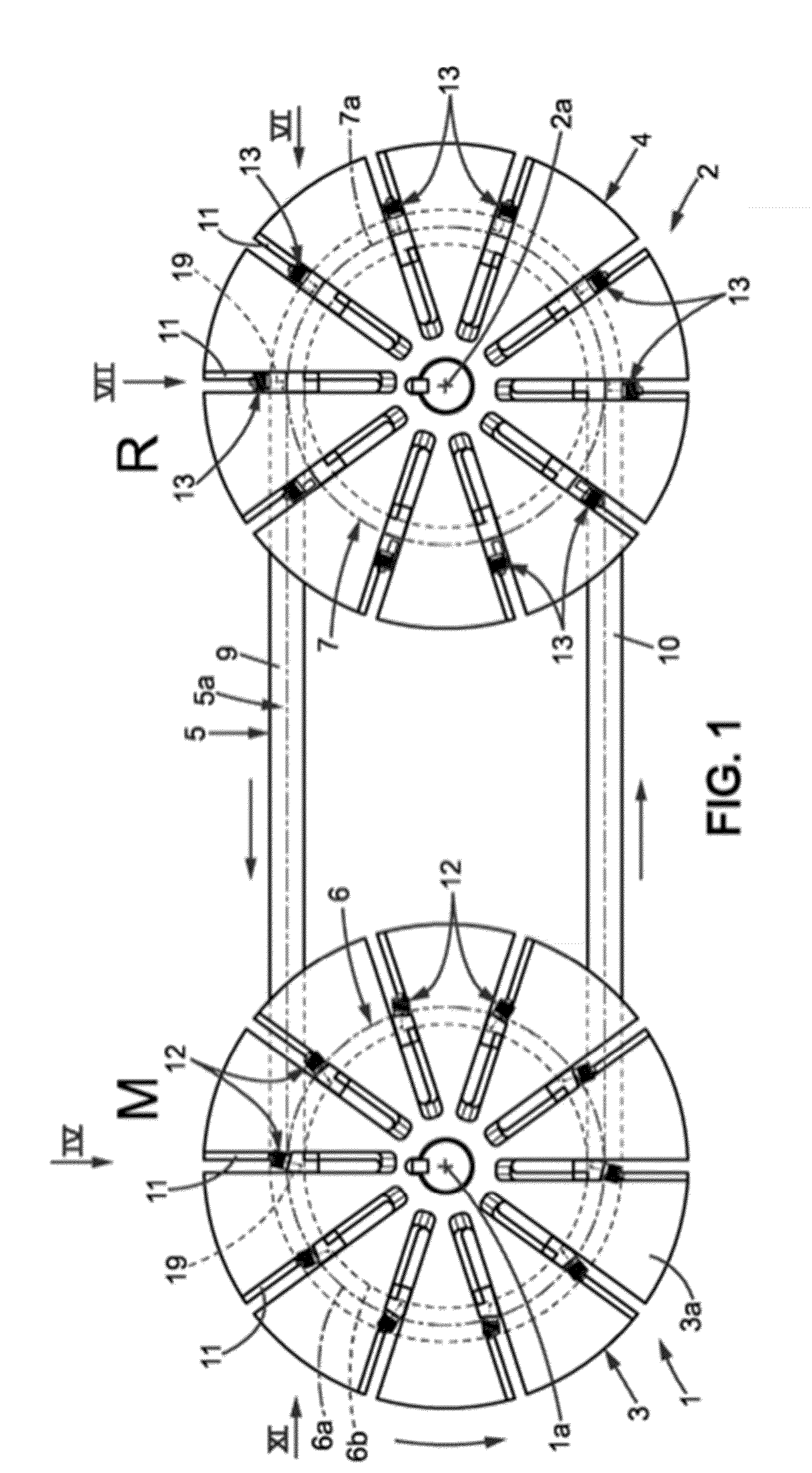 Mechanism for transmitting power of rotation