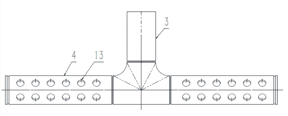 Flash evaporation type economizer and distributing method by adopting same