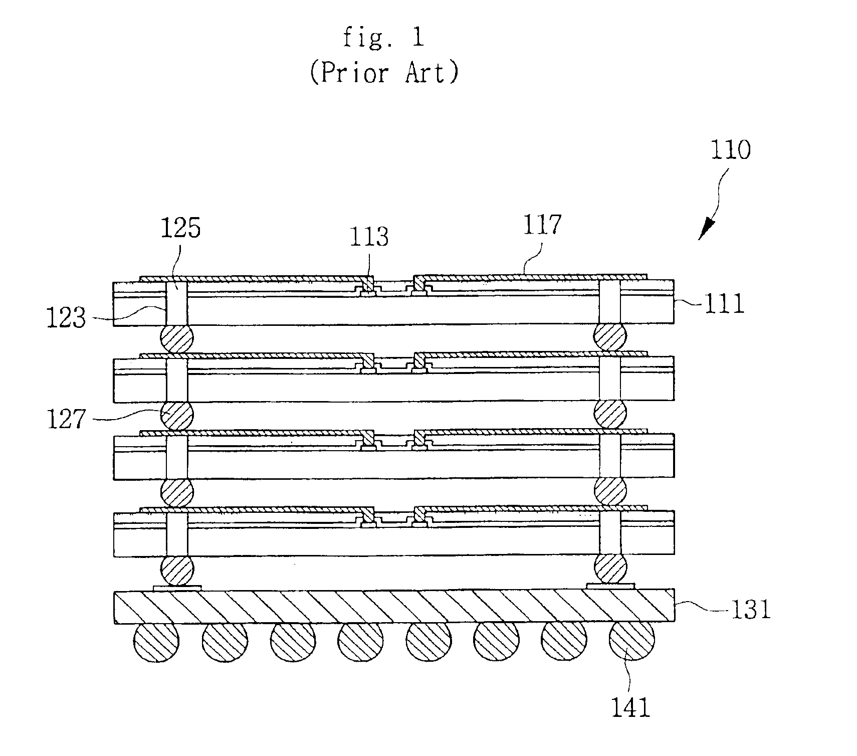Multi-chip package (MCP) with a conductive bar and method for manufacturing the same
