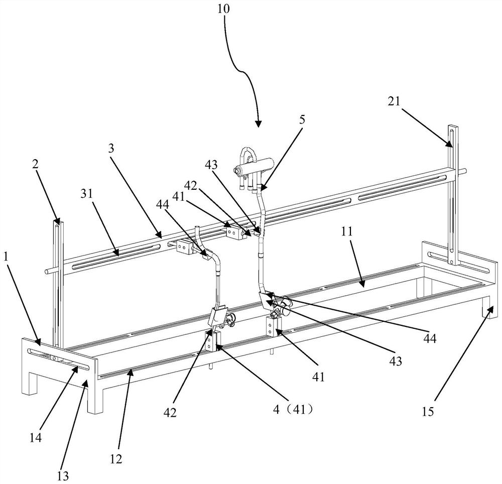 Tool for welding stop valve assembly