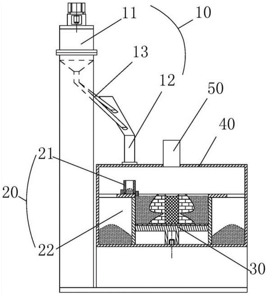Powder supplying and spreading method and device for multi-material part 3D printing