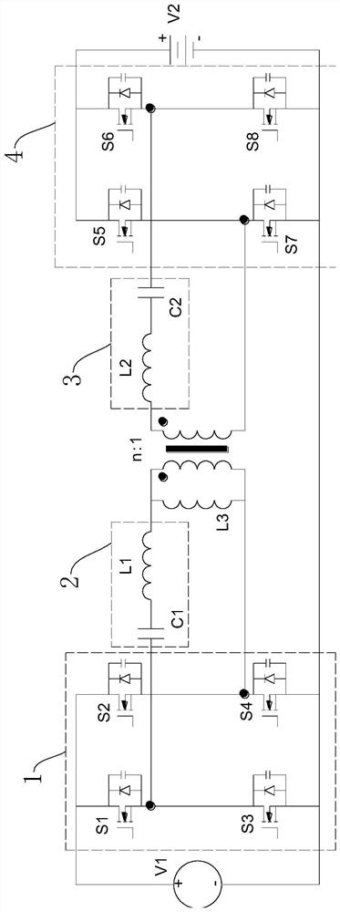 Bidirectional symmetrical resonant converter