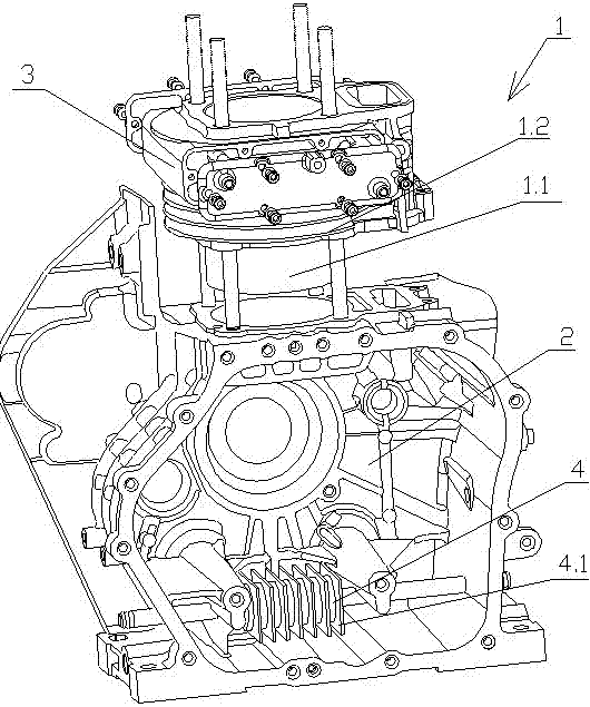 Dual-cooled diesel engine