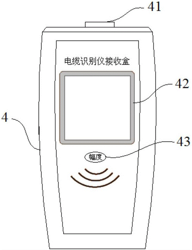 Cable recognition device and recognition method
