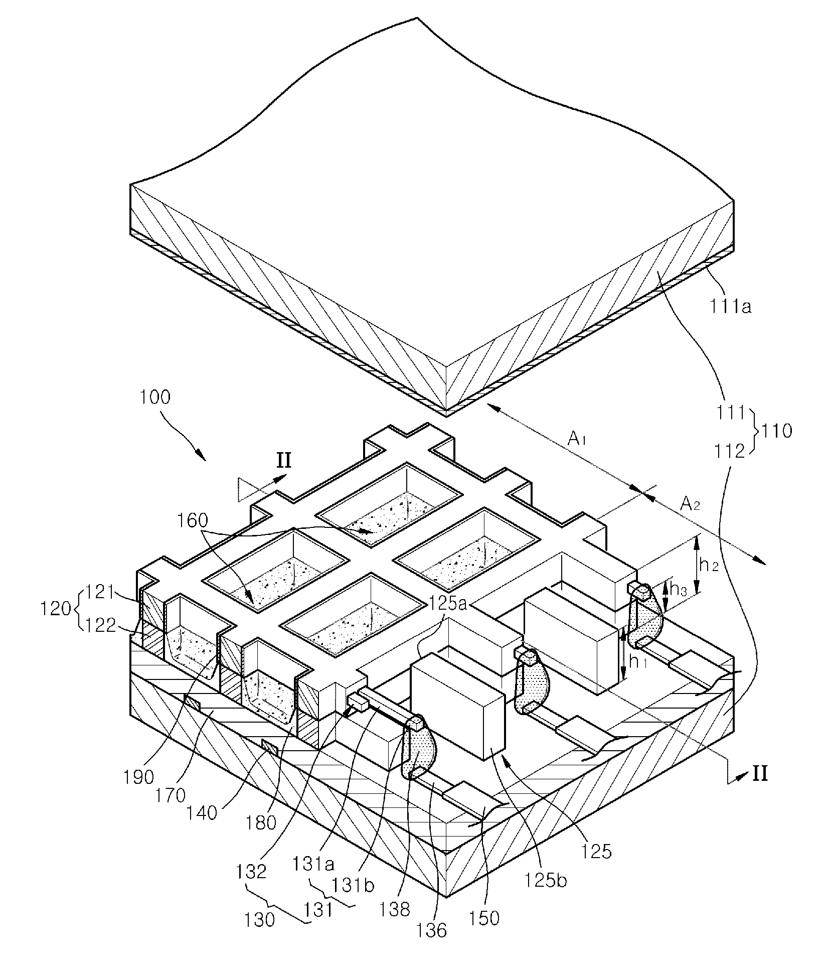 Structure for connecting terminal parts of electrodes of plasma display panel and plasma display panel having the same