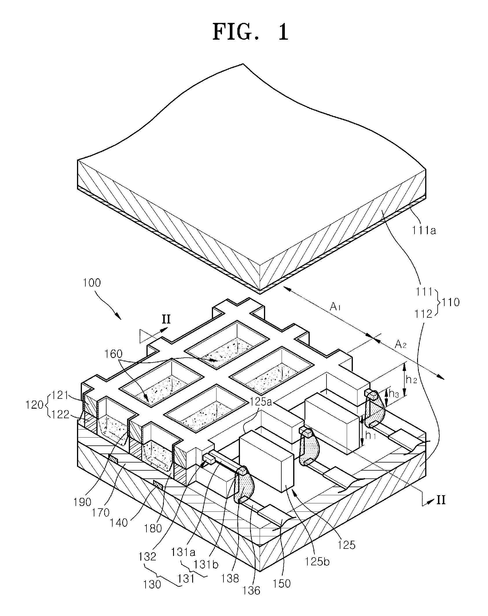Structure for connecting terminal parts of electrodes of plasma display panel and plasma display panel having the same