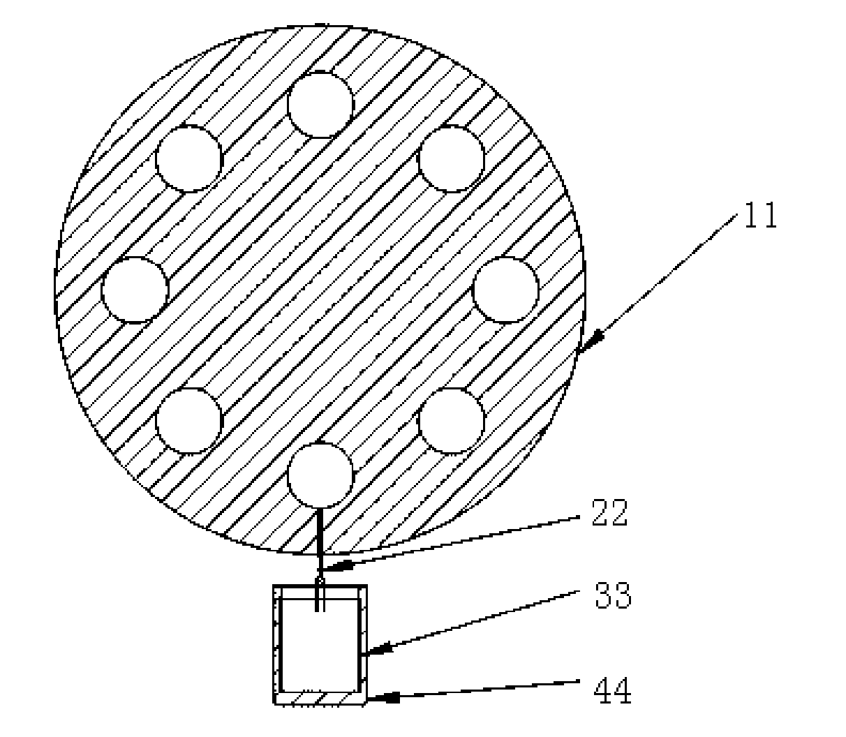 Cold cathode fluorescent lamp electrode inner coating method