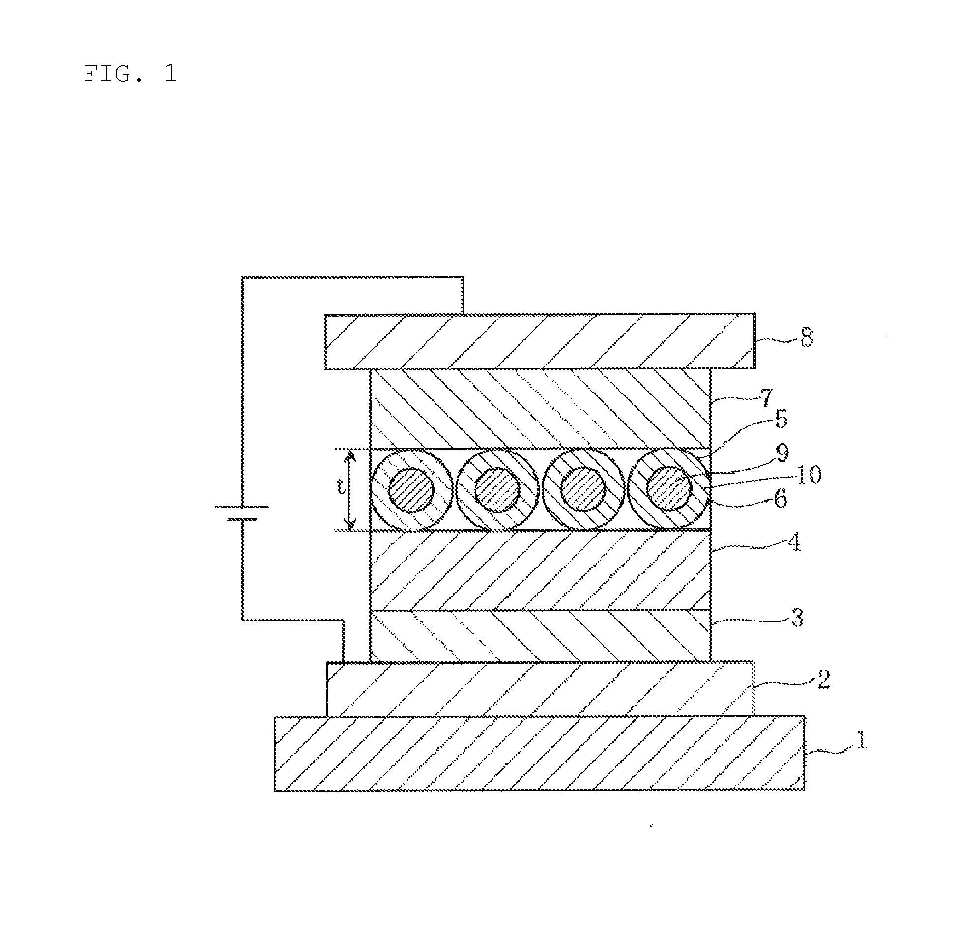 Nanoparticle material and light-emitting device