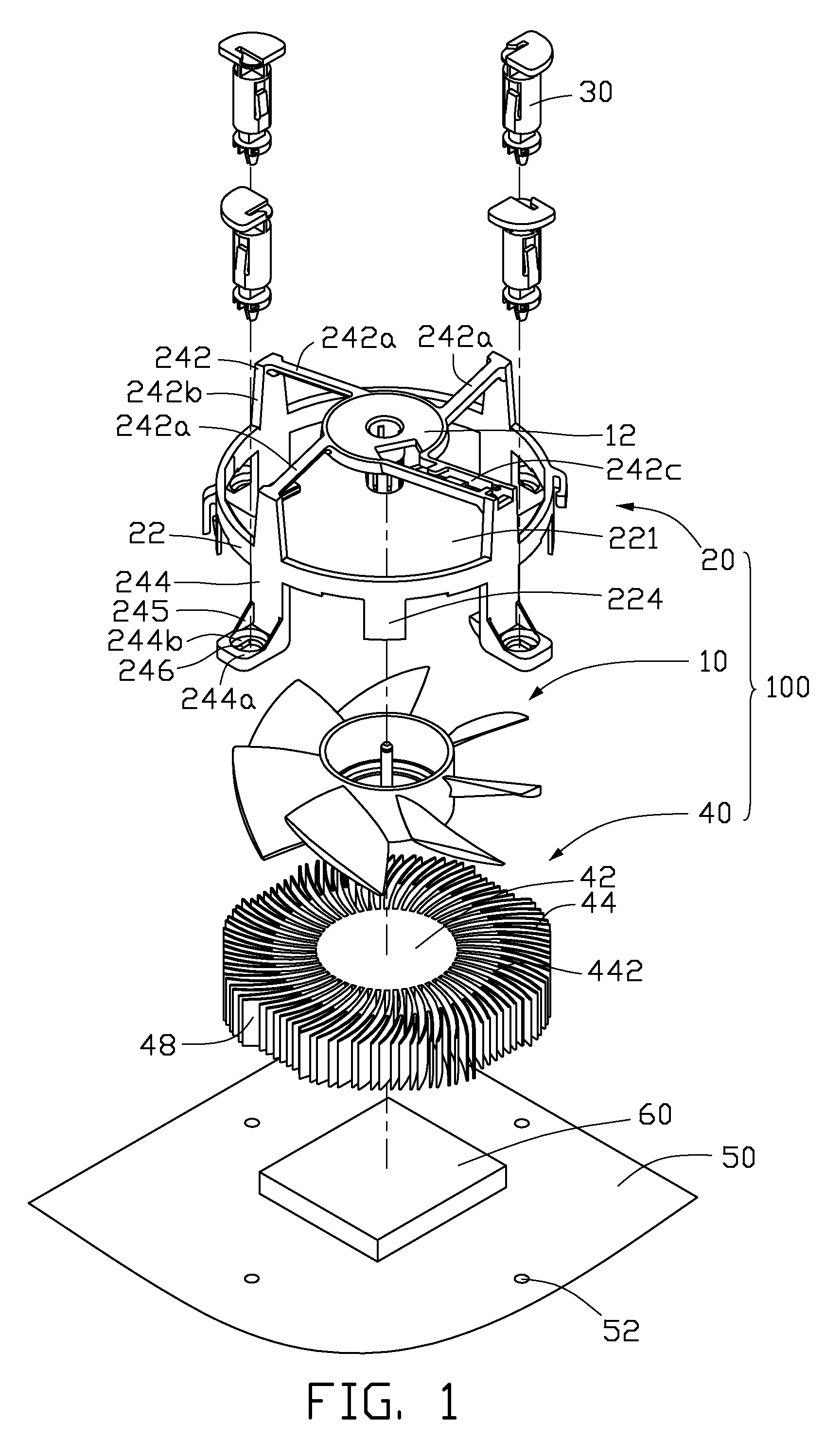 Fan bracket and heat dissipation apparatus incorporating the same