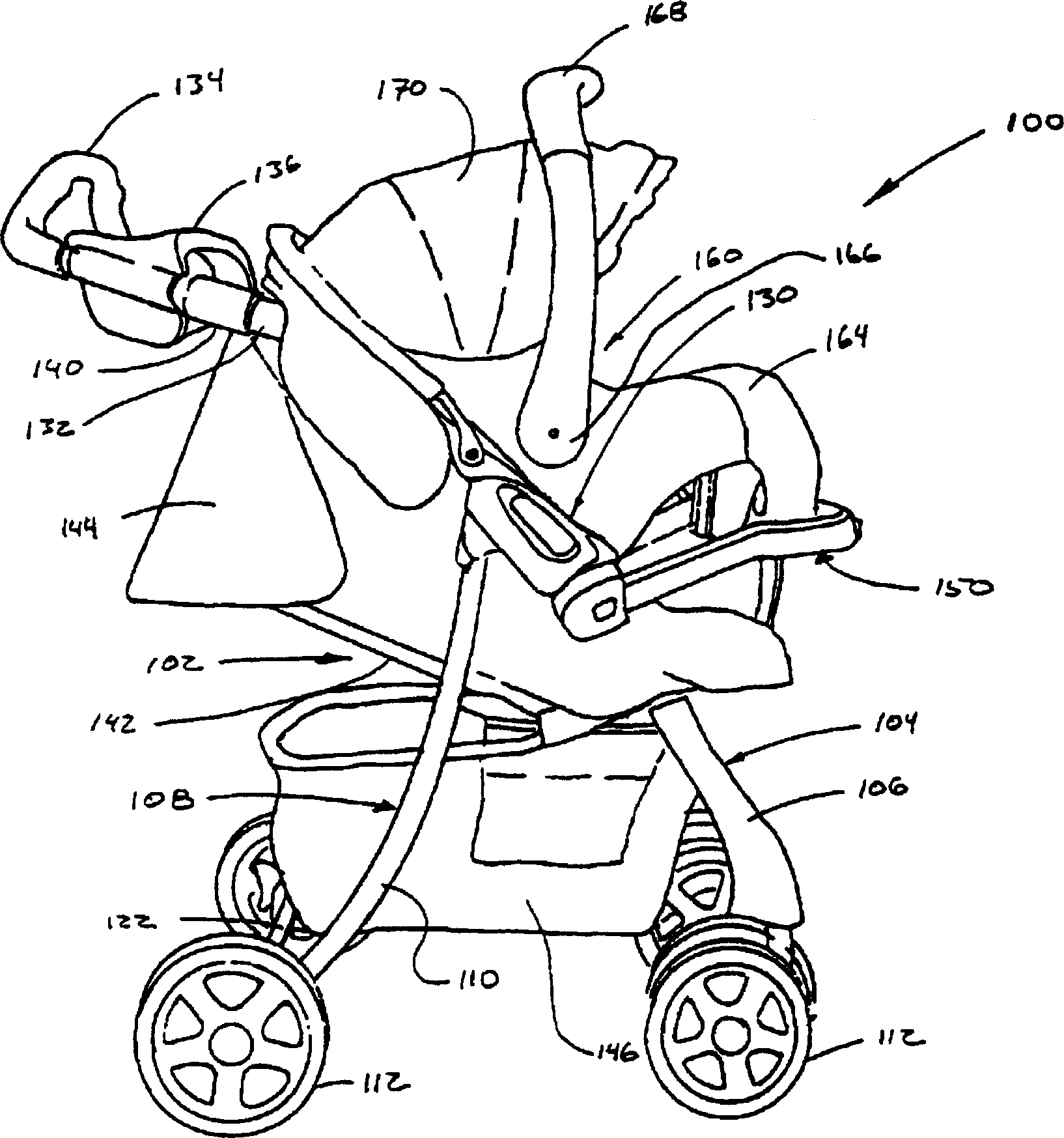 Multifunction children cart and baby cart seat