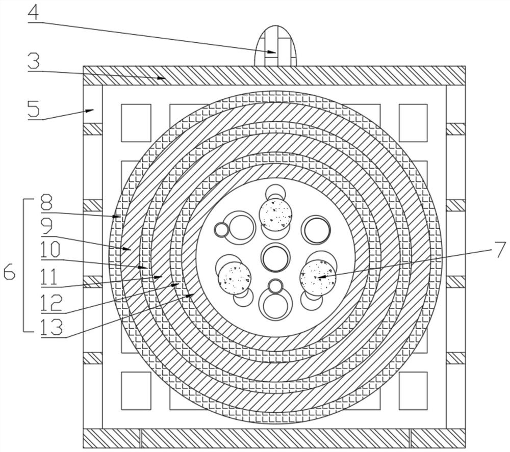 Water network treatment and cyclic utilization system