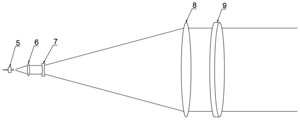 Universal wind measurement laser radar receiving and transmitting combined telescope device