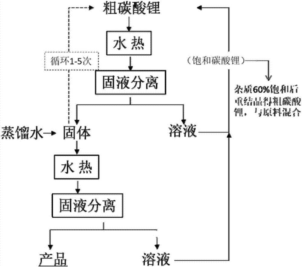 Hydrothermal purification method