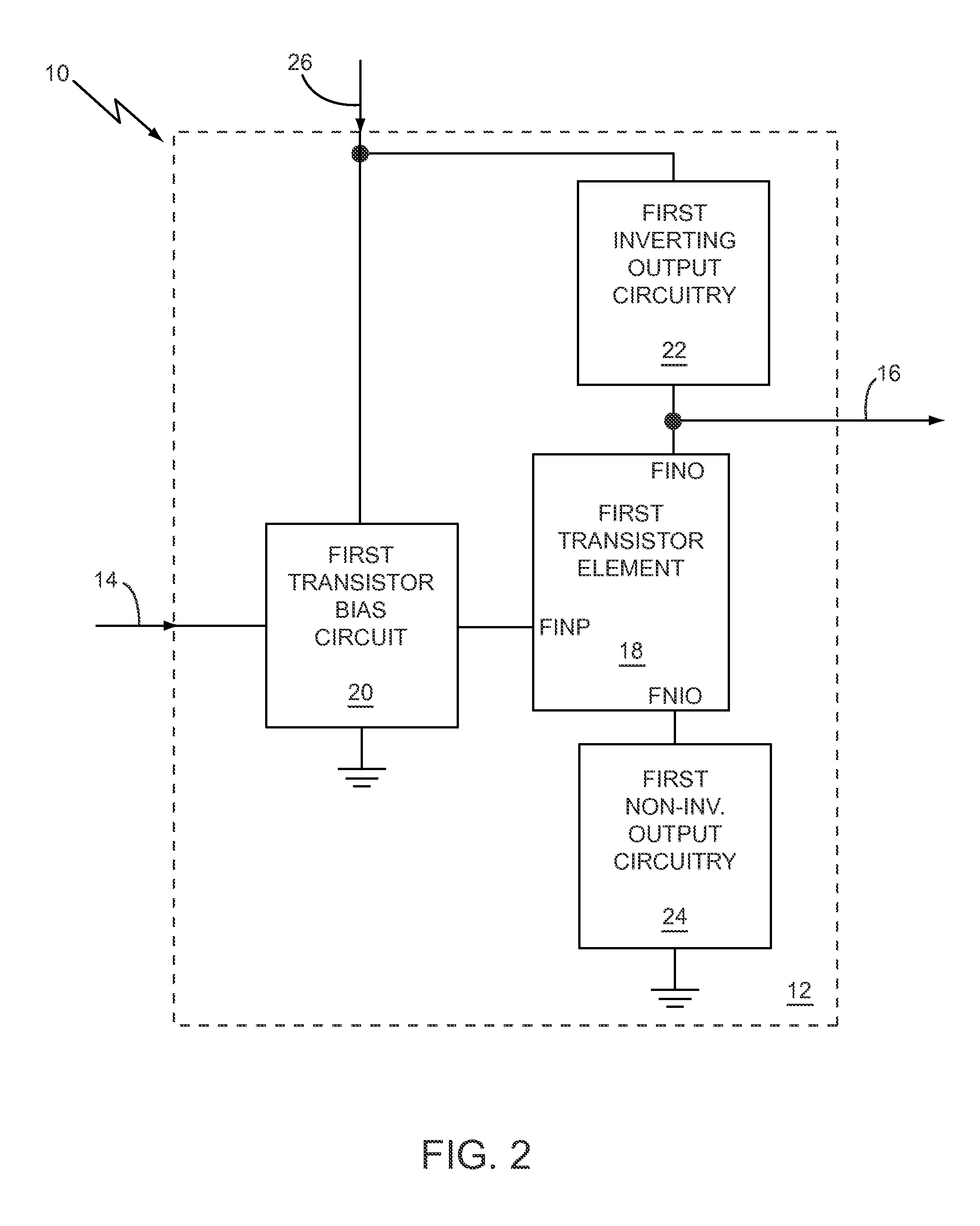 Termination circuit based linear high efficiency radio frequency amplifier