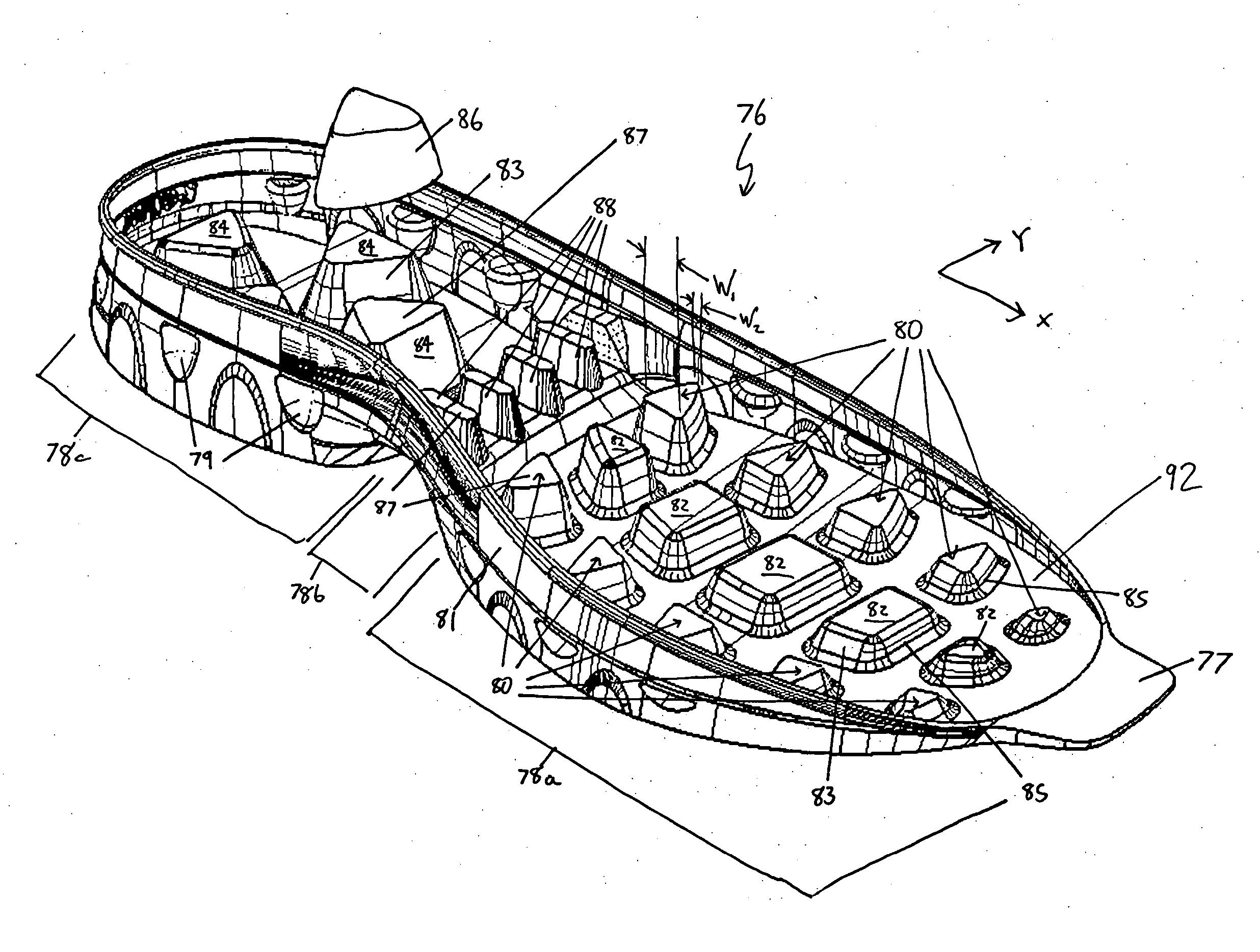 Method for forming footwear structures using thermoforming