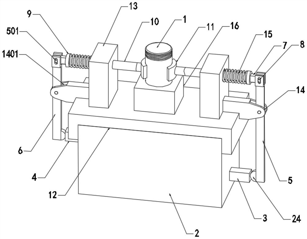 Clamping mechanism for micro-arc oxidation on top of aluminum alloy piston