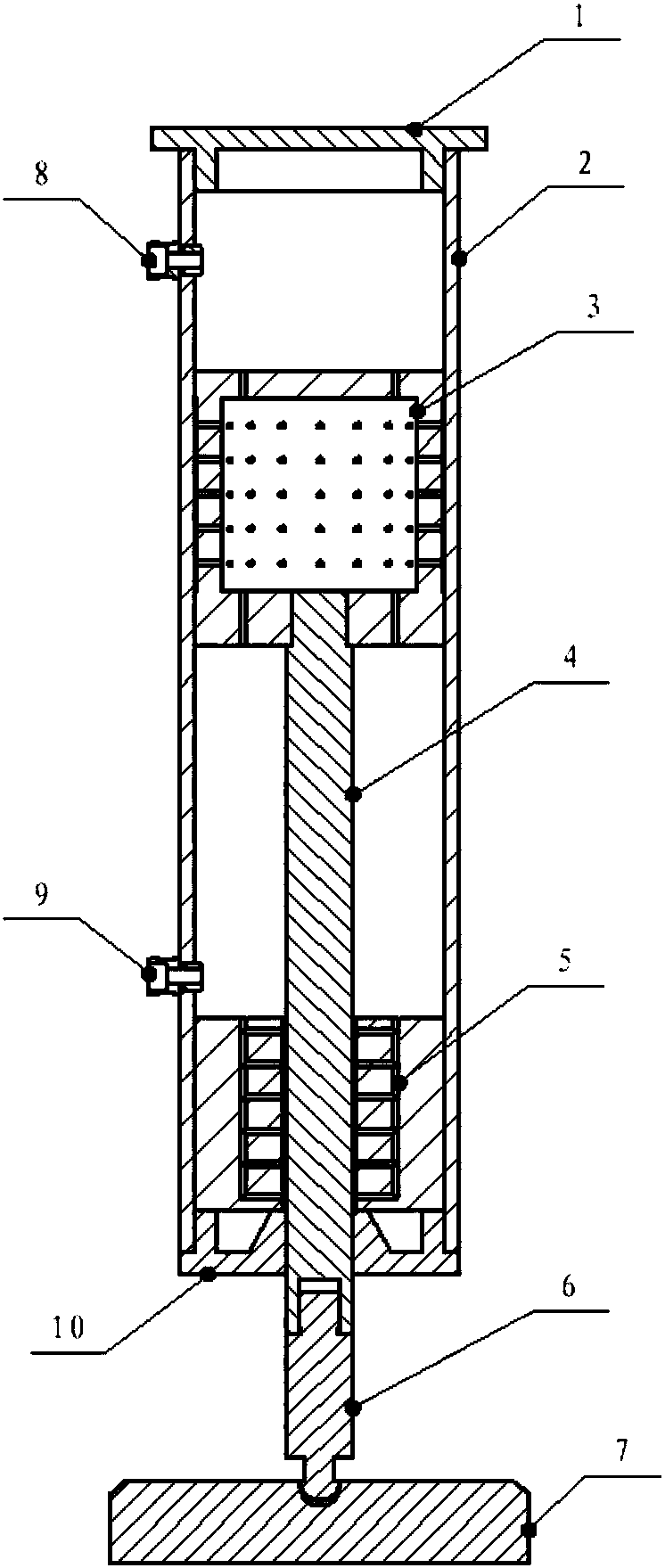 Constant force device based on air spring and use method of constant force device
