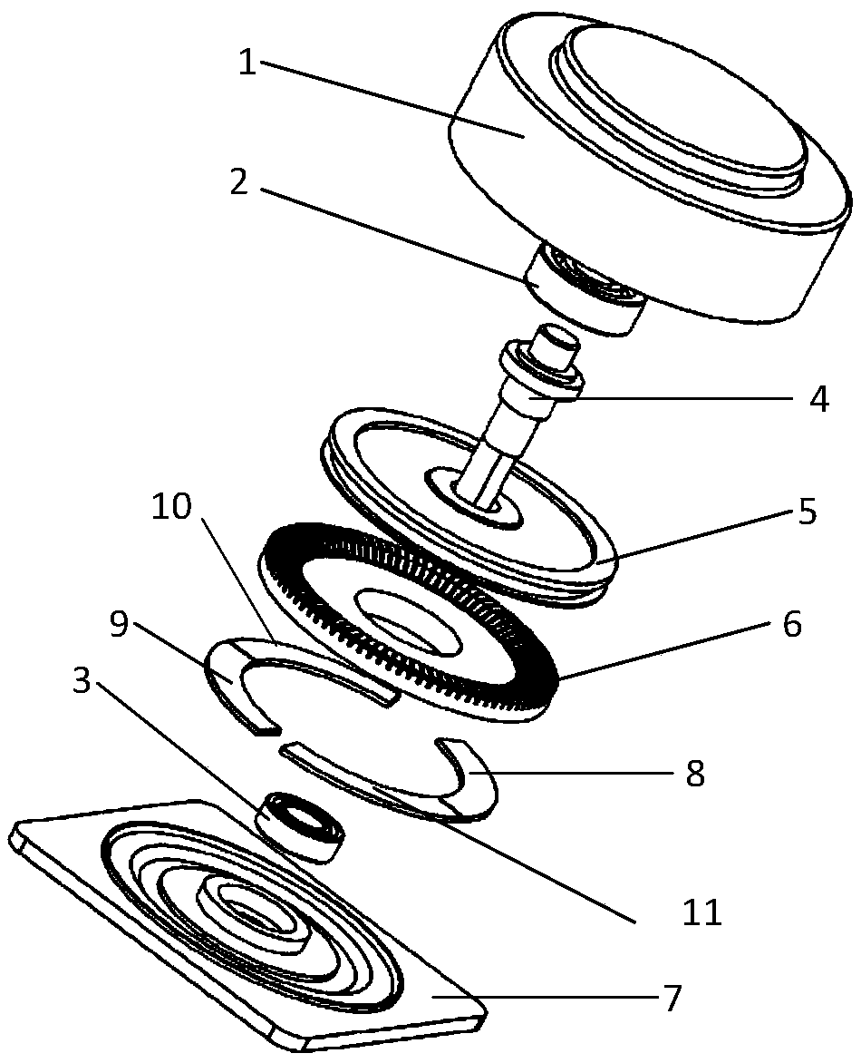 Spatial Phase Modulation Annular Traveling Wave Ultrasonic Motor with Asymmetric Ceramic Partition and Its Control Method