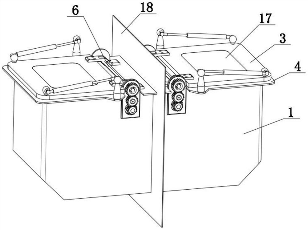 Biological safety type liquid tank transfer window