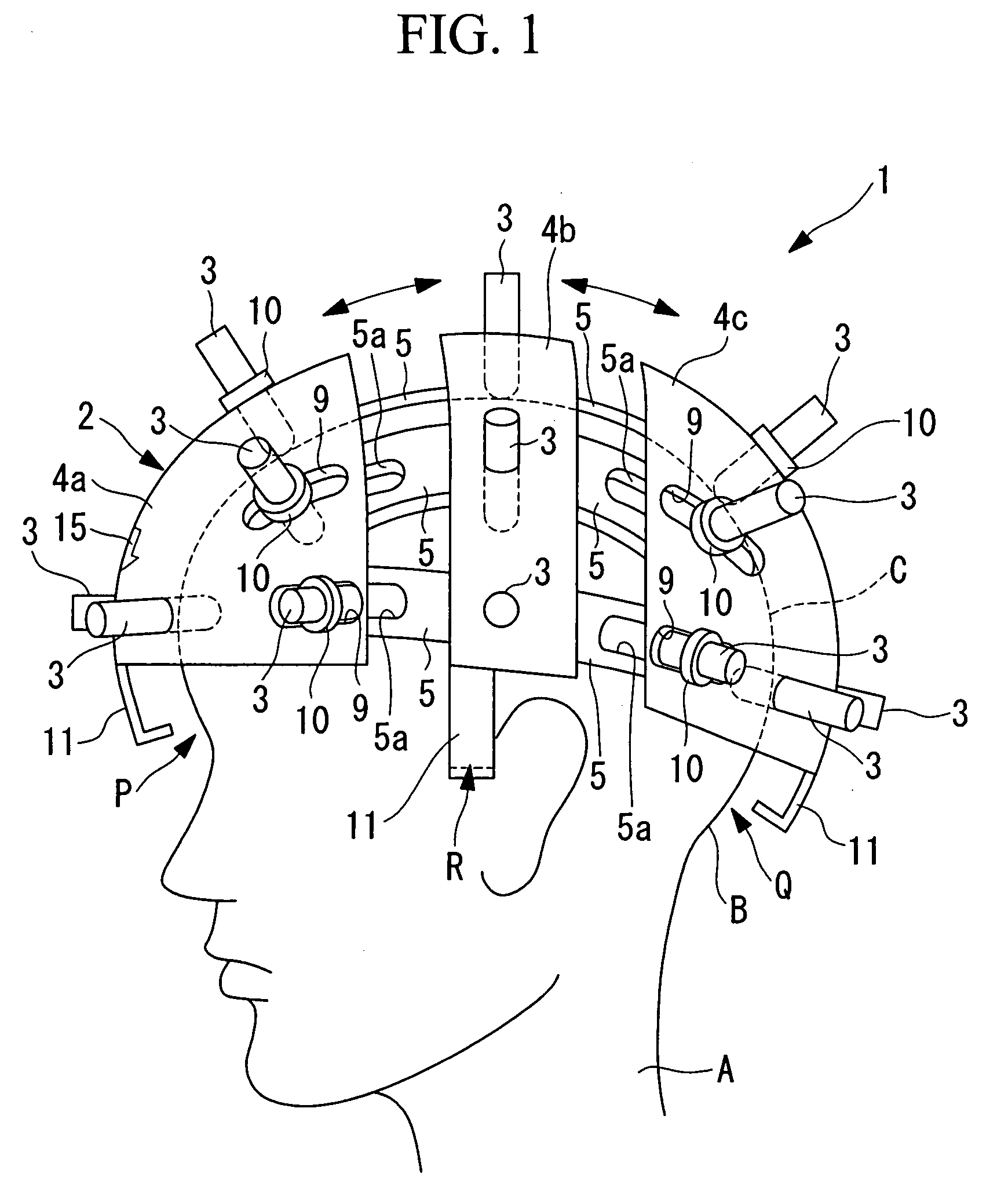 Apparatus for detecting brain function