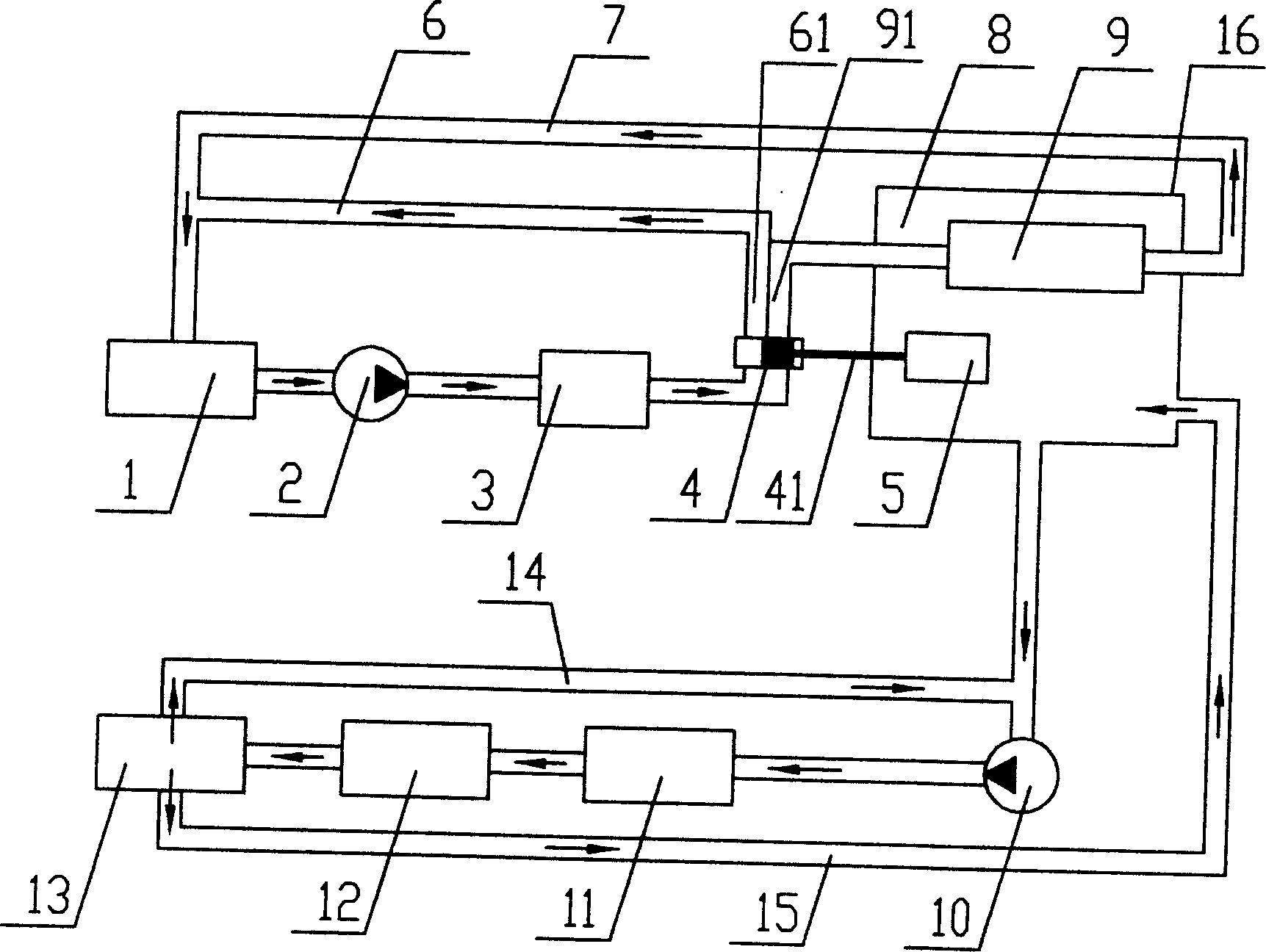 Engine dual-cycle forced cooling system