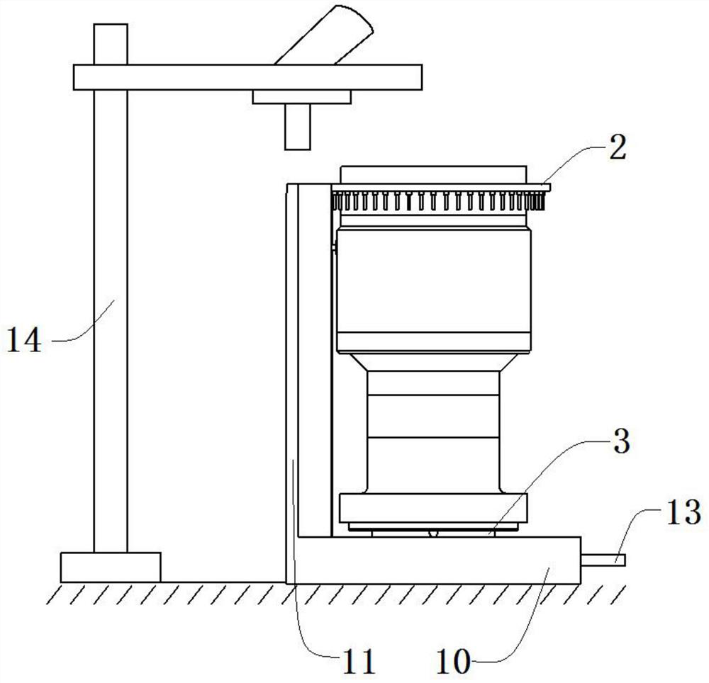 Tool and method for detecting installation angle error of lead ring of infrared detector