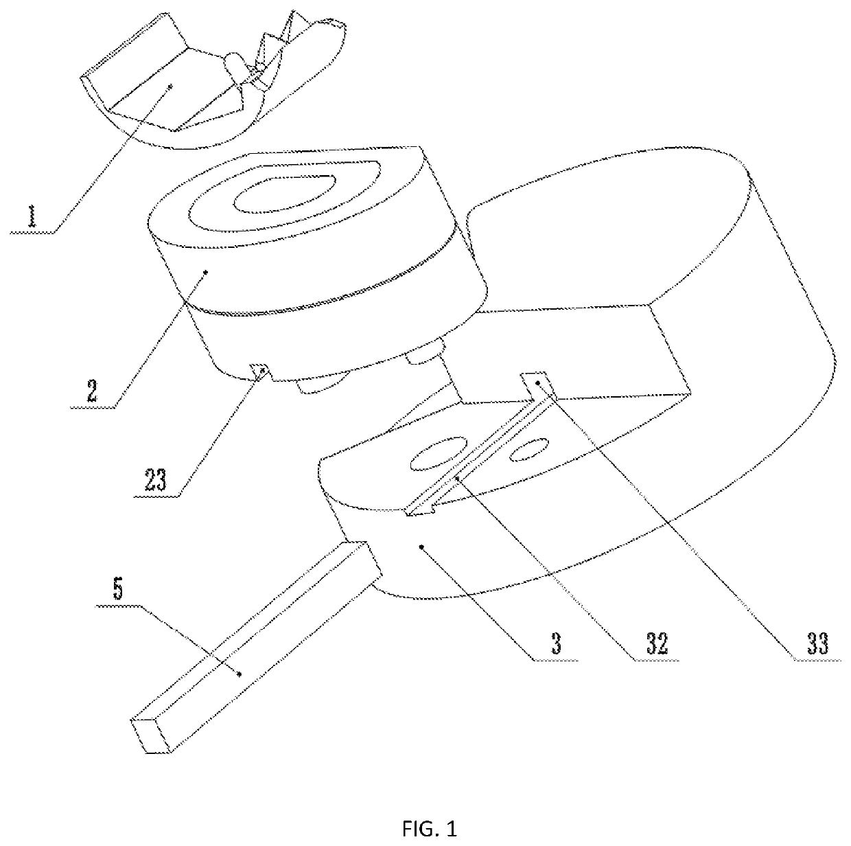 Semi-condyle type artificial knee joint