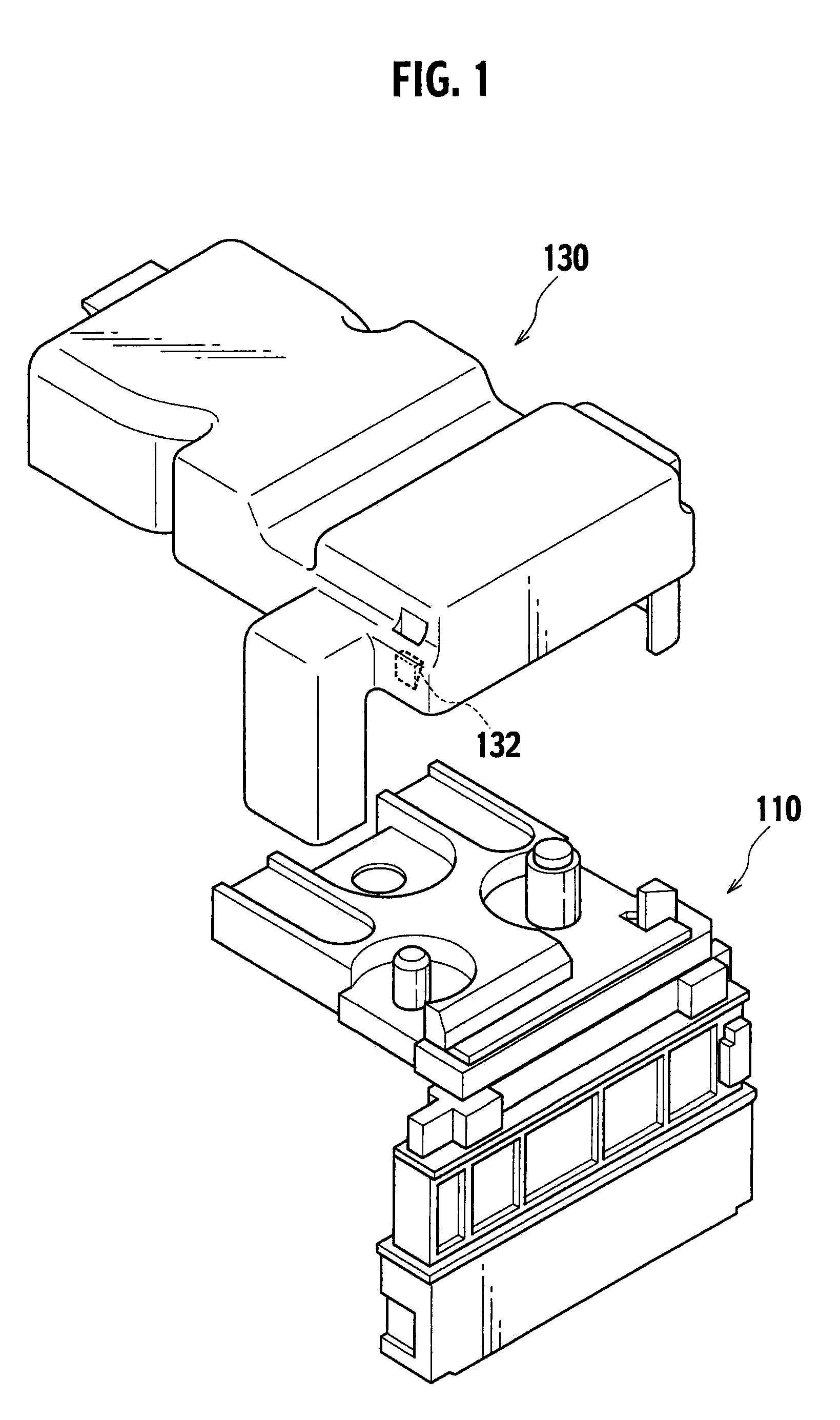 Protection cover attachment structure of battery-mounted fusible link unit