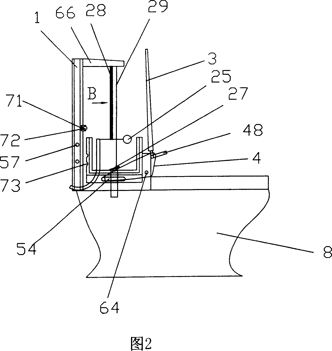 Complex functional toilet closet mechanism