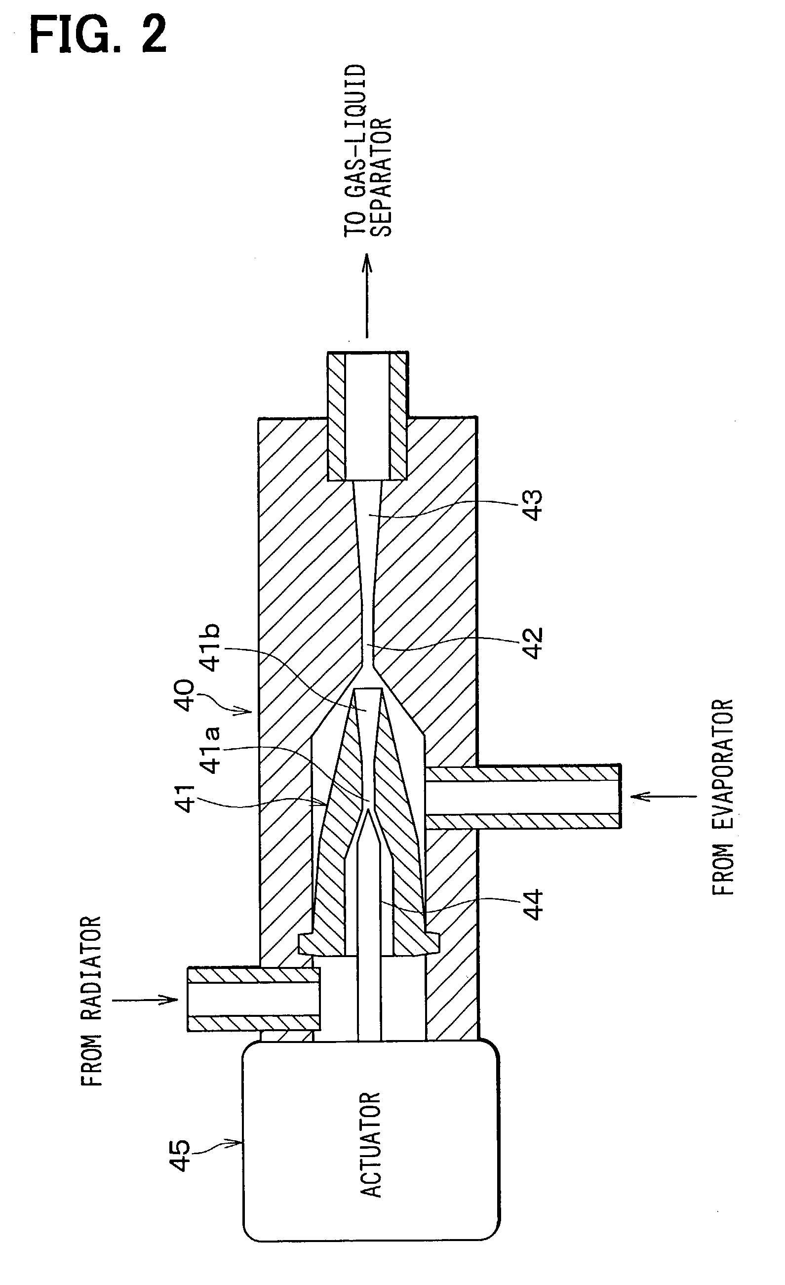 Ejector decompression device with throttle controllable nozzle