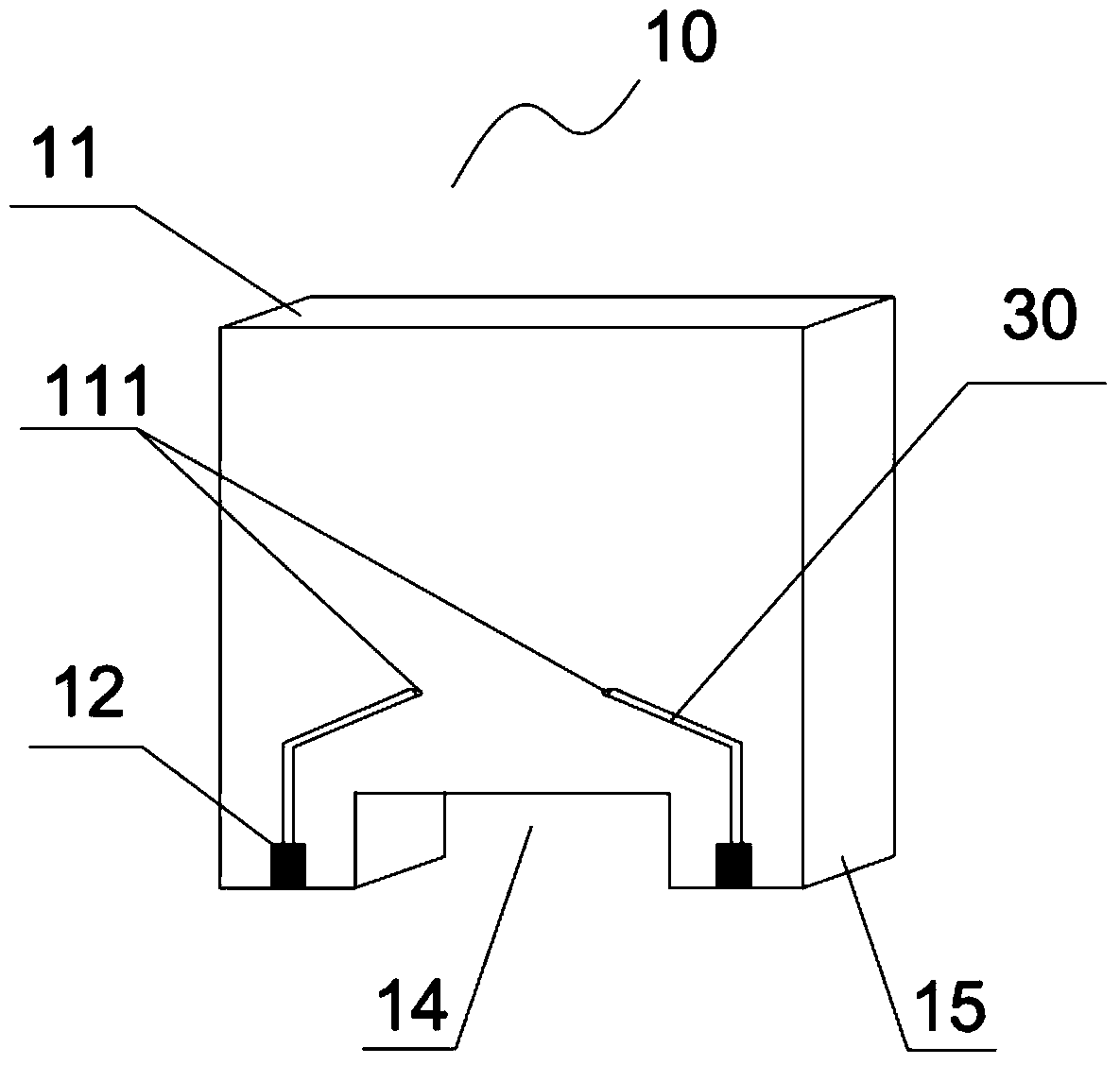 An electrode adapter device for bioimpedance measurement