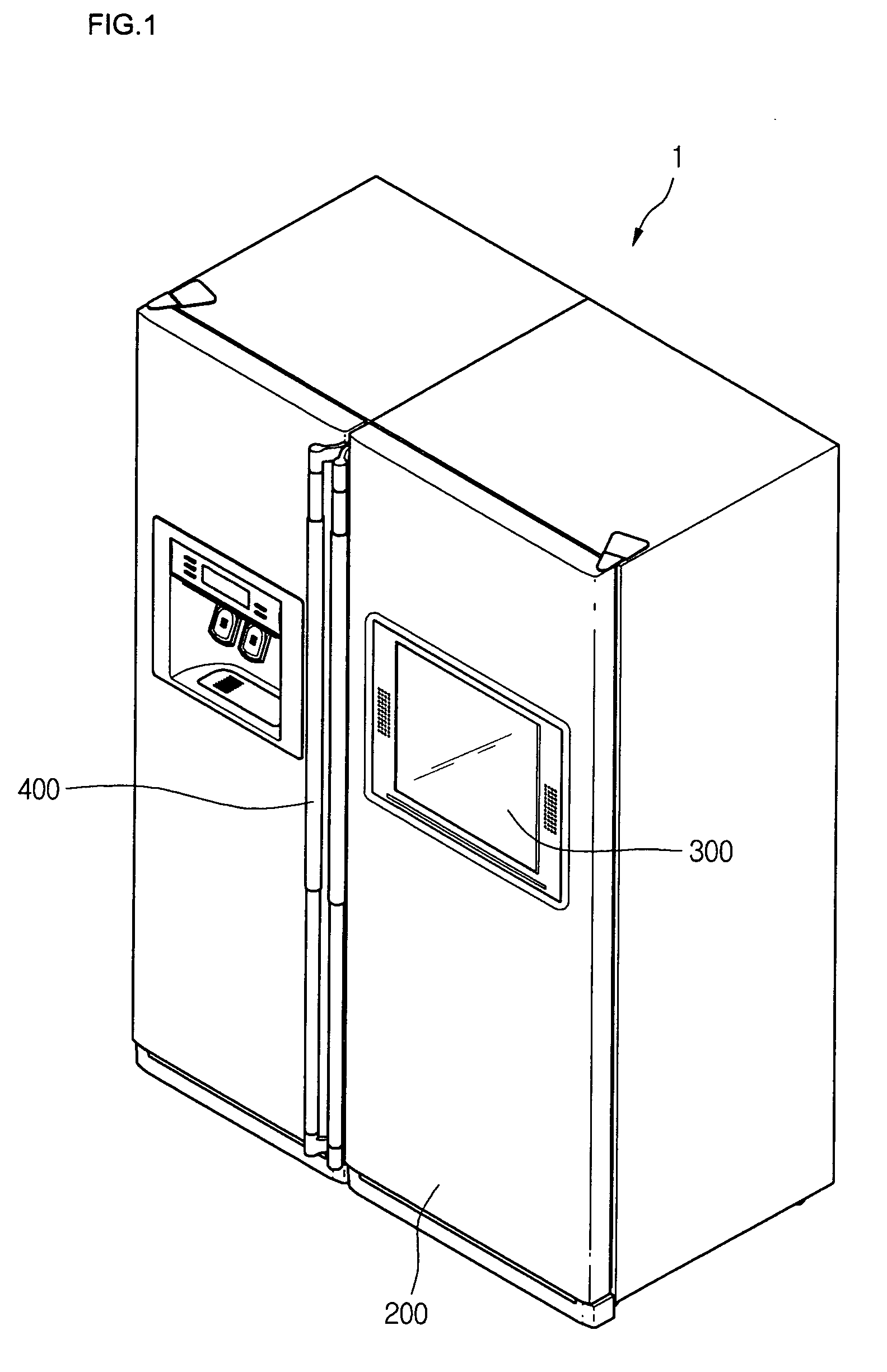 Refrigerator and guide apparatus for display of refrigerator