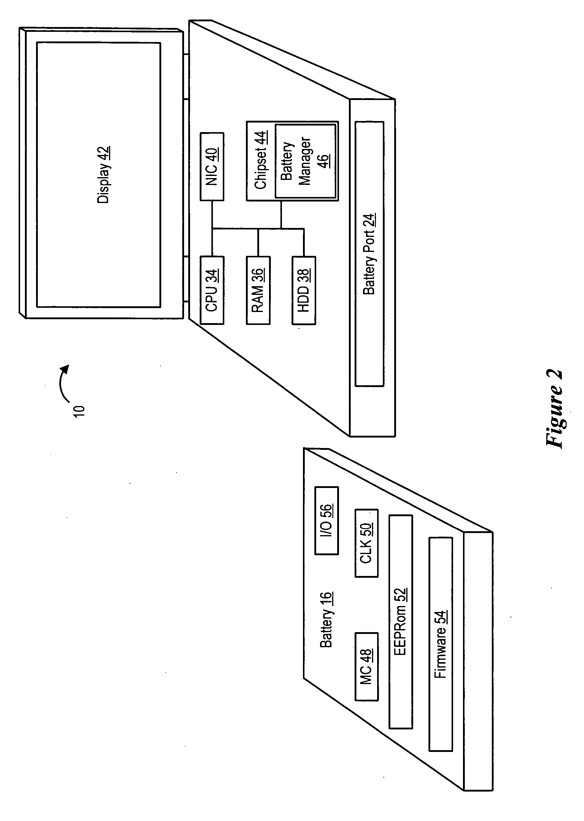 System and method for information handling system battery monitoring