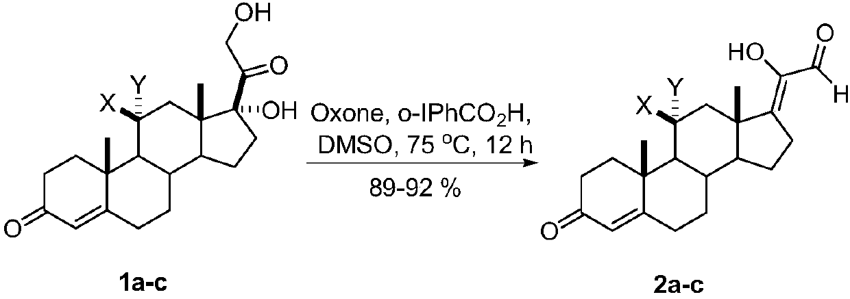 Synthetic method of 17z-(1-hydroxyl-2-oxo-1-ethylene) androstenone derivatives