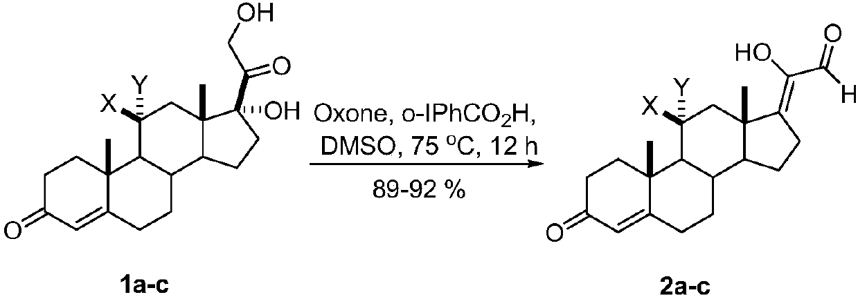 Synthetic method of 17z-(1-hydroxyl-2-oxo-1-ethylene) androstenone derivatives