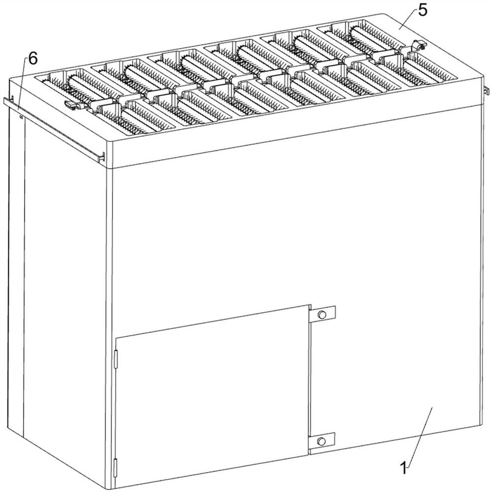 A storage box convenient for storing charging treasure