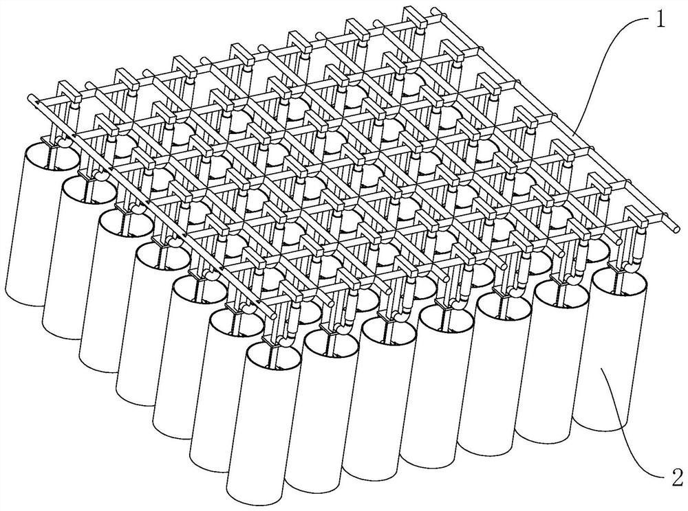 Side slope supporting structure