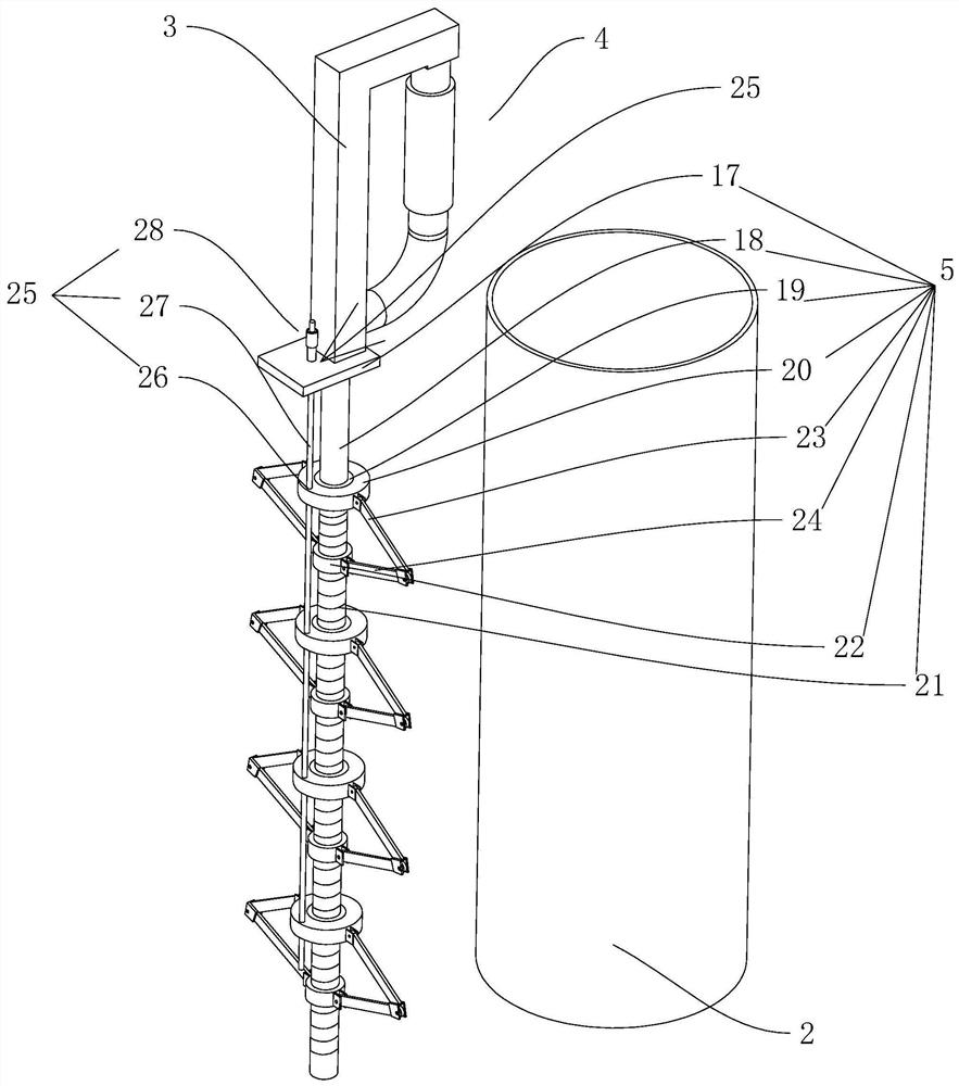 Side slope supporting structure