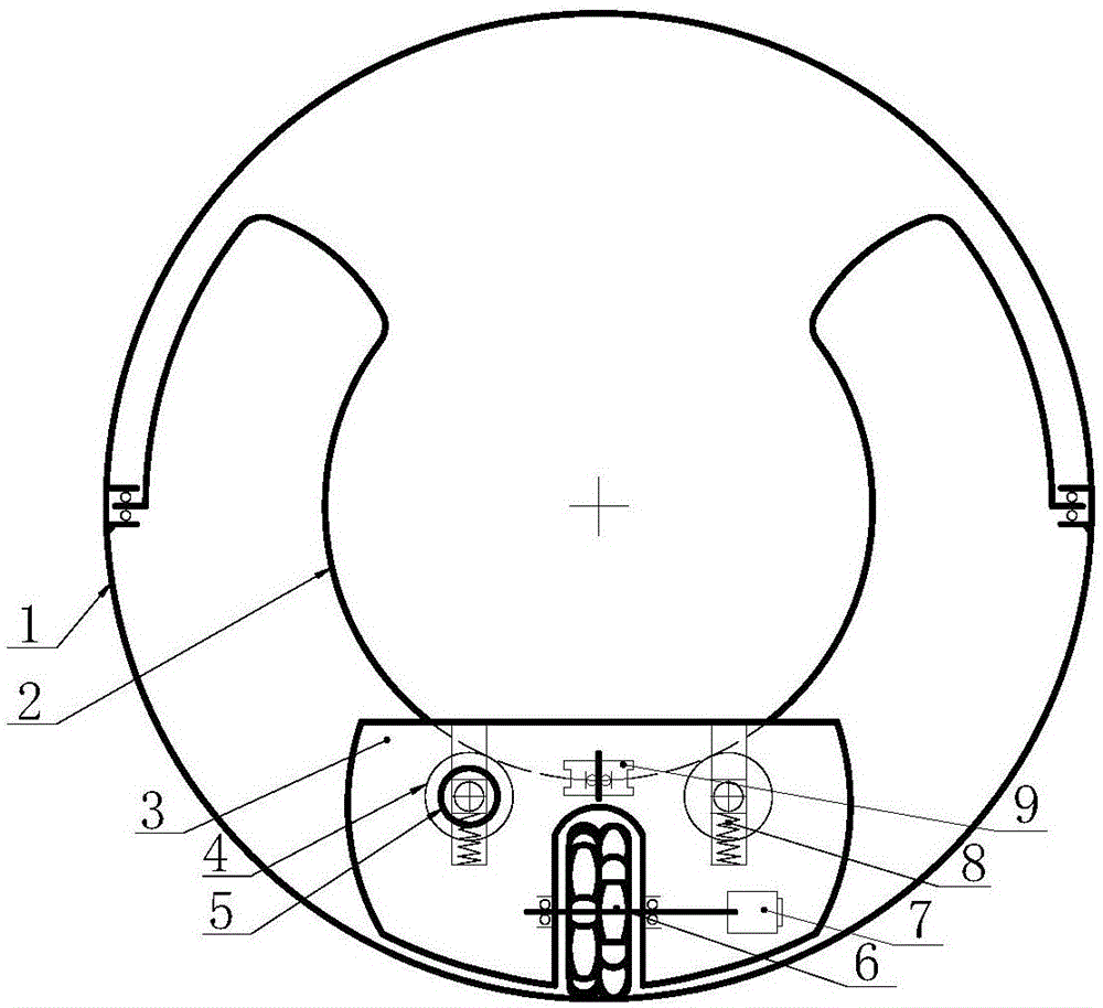 Omni-directional motion spherical robot