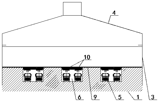 Full-passing house type grain store