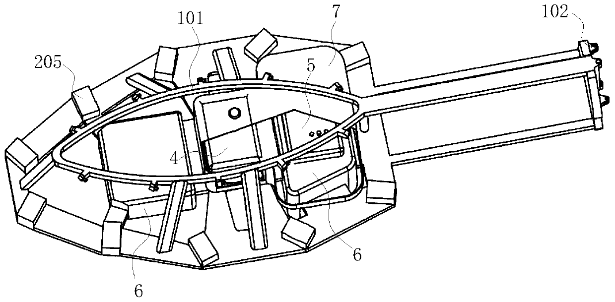 A serial hybrid variable-wing bionic mechanical fish-type submersible vehicle