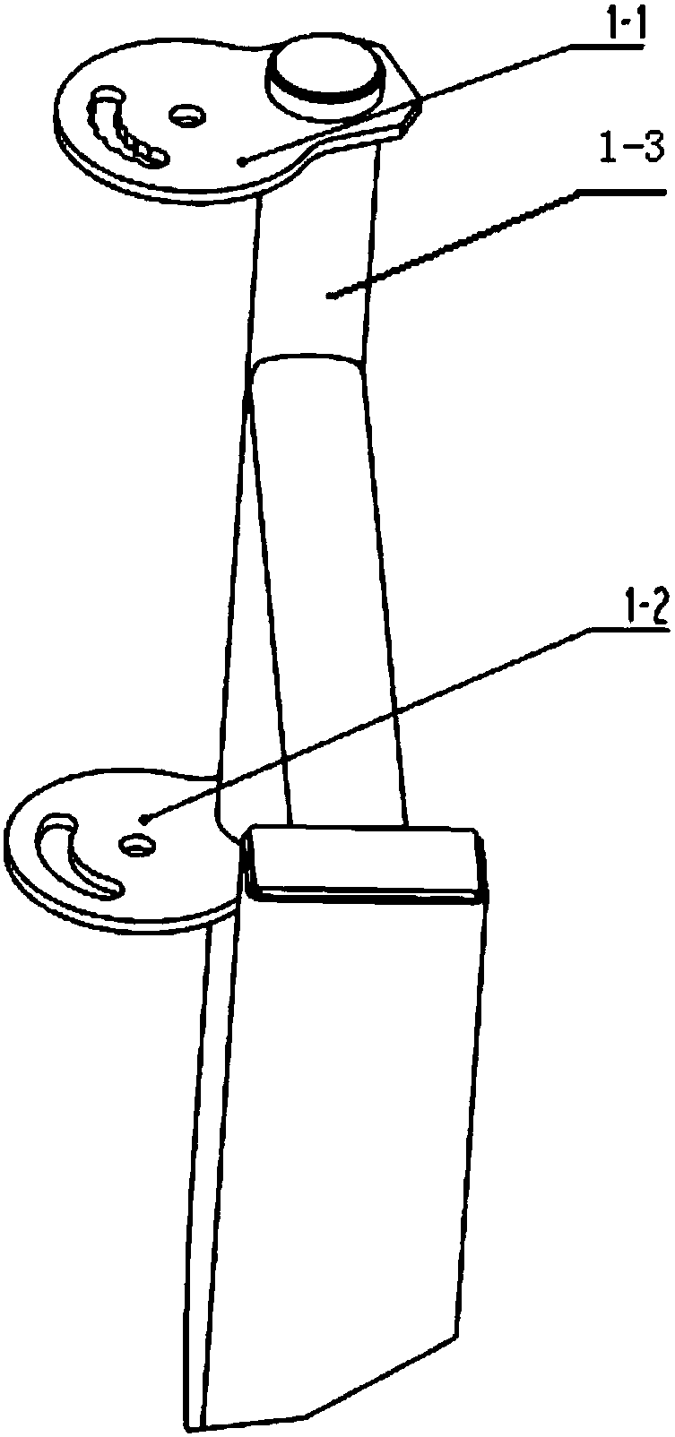 A rearview mirror bracket for mine dump truck