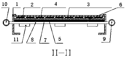 Water cooling solar energy photovoltaic cell panel