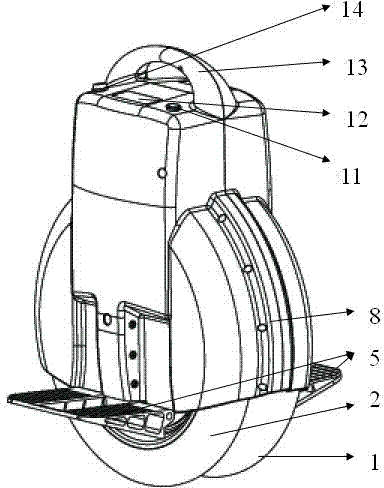 Intelligent somatosensory fully-balanced electric motorcycle